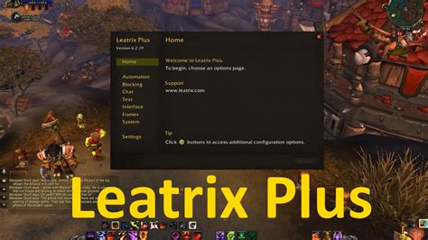 Leatrix plus tbc  These addons are not official and are not supported by the game’s developer, Blizzard Entertainment
